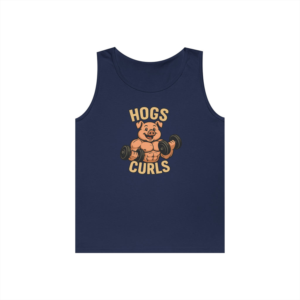 Fun Weightlifting Tank Top for Gym Lovers, Hogs & Curls Unisex Cotton Fitness Tee, Workout Shirt, Gift for Gym Enthusiasts, Summer [...]