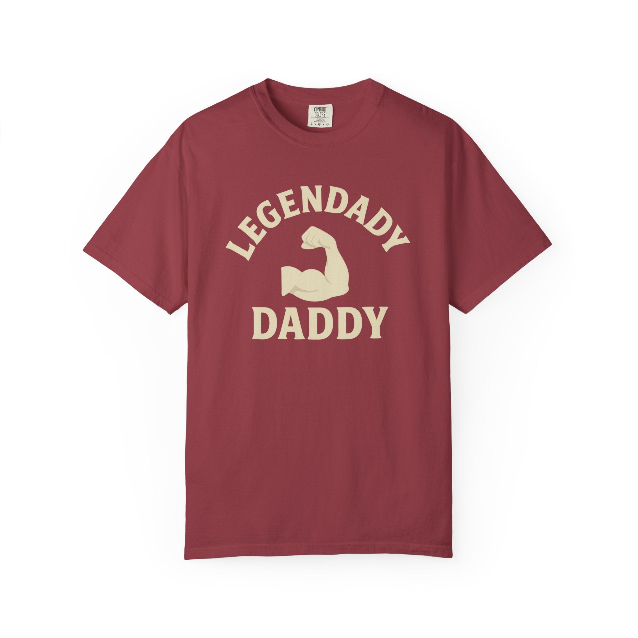 Legendady Daddy T-Shirt — Funny Father’s Day Gift with Flexing Arm Graphic