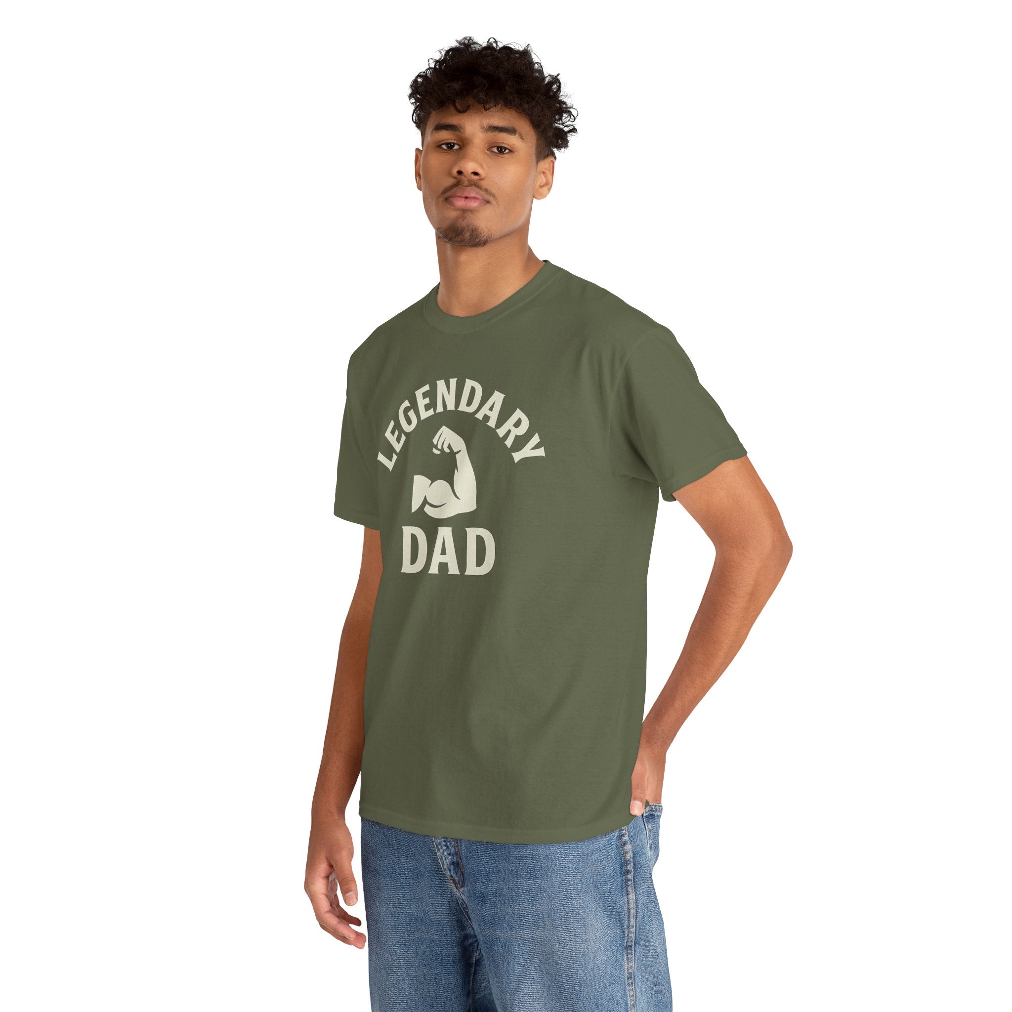 Legendary Dad T-Shirt — Muscle Arm Father's Day Gift Tee