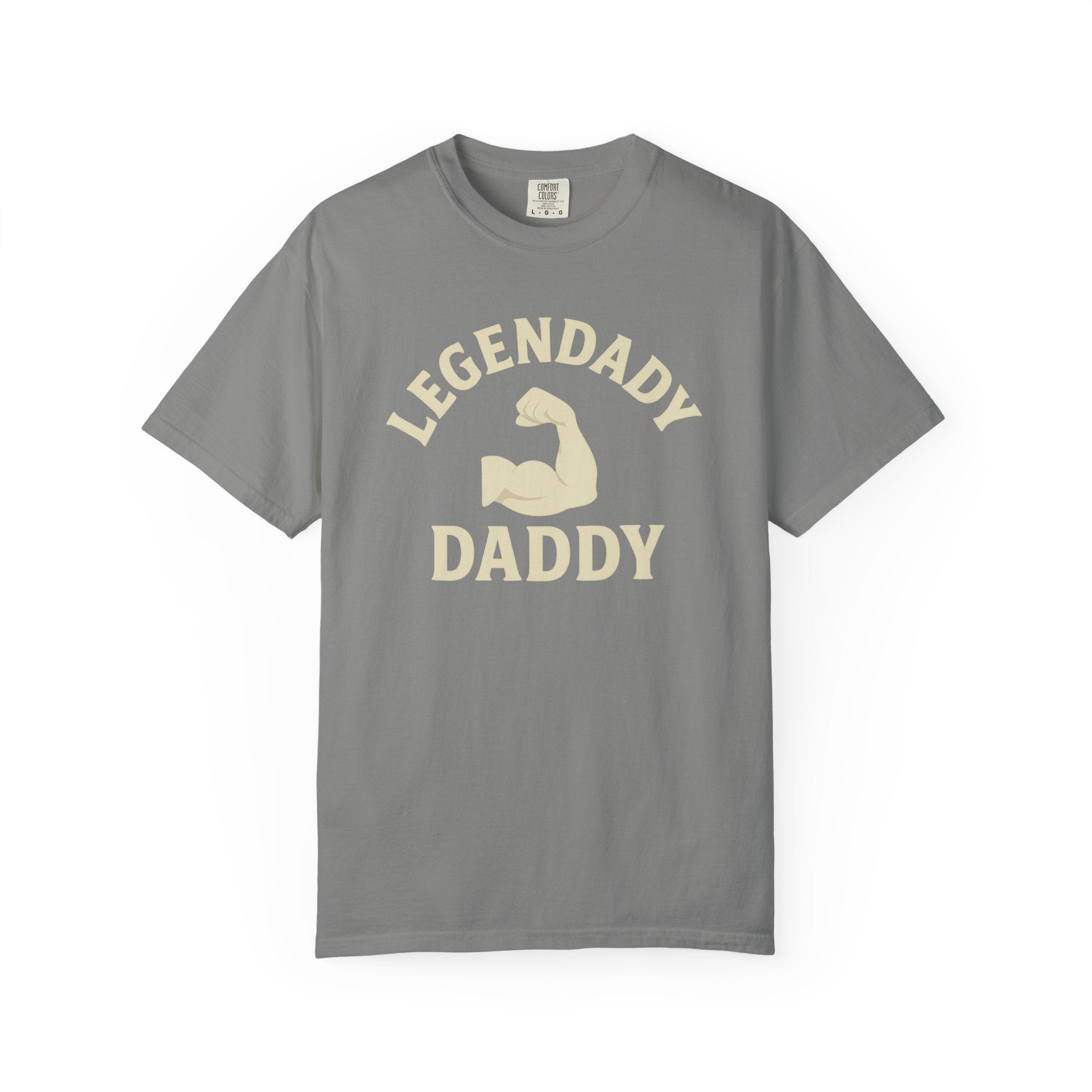 Legendady Daddy T-Shirt — Funny Father’s Day Gift with Flexing Arm Graphic