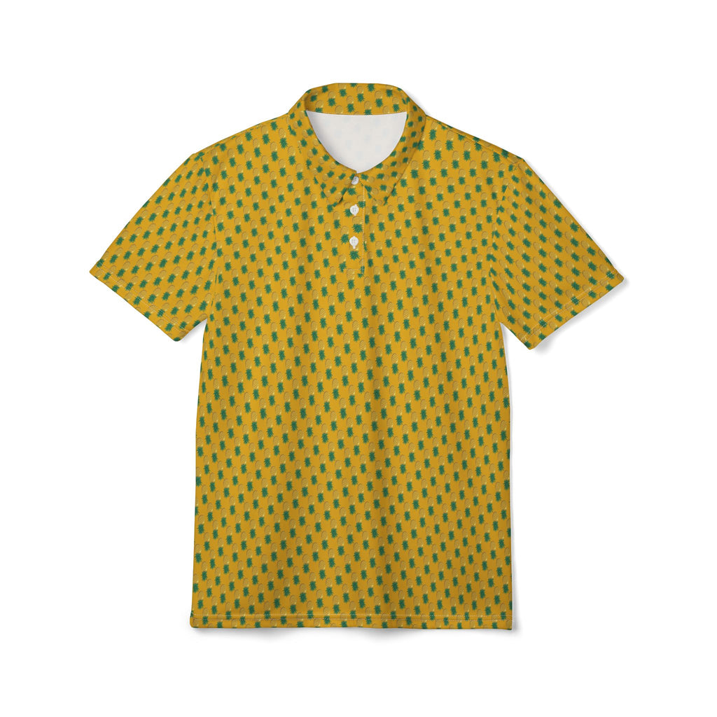 Upside down Pineapple Unisex Polo Shirt, Casual Summer Top, Unique Gift for Him/Her, Beachwear, Everyday Fashion