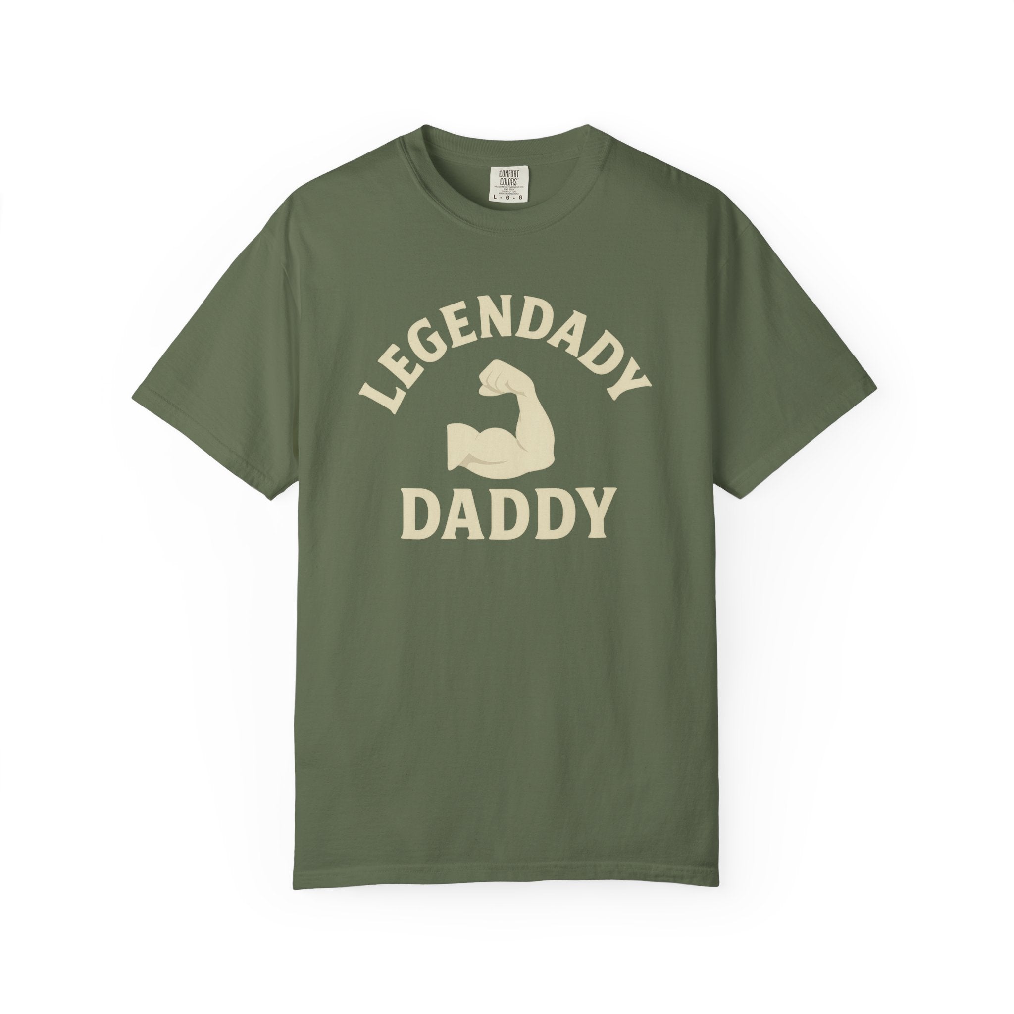 Legendady Daddy T-Shirt — Funny Father’s Day Gift with Flexing Arm Graphic
