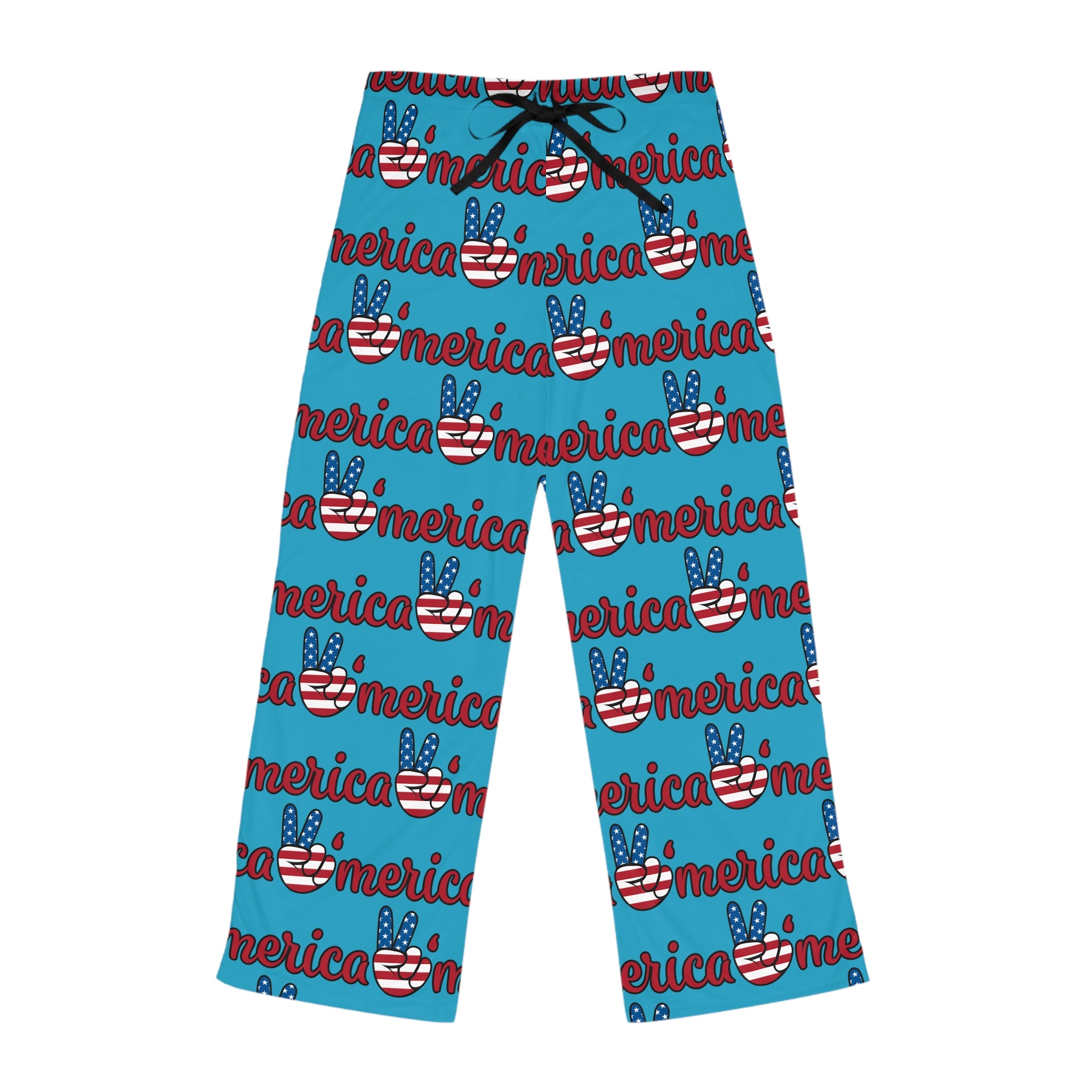 Patriotic Women's Pajama Pants, Cozy Sleepwear, 4th of July Gift, Summer Loungewear, America Pride Pants, Fun PJs