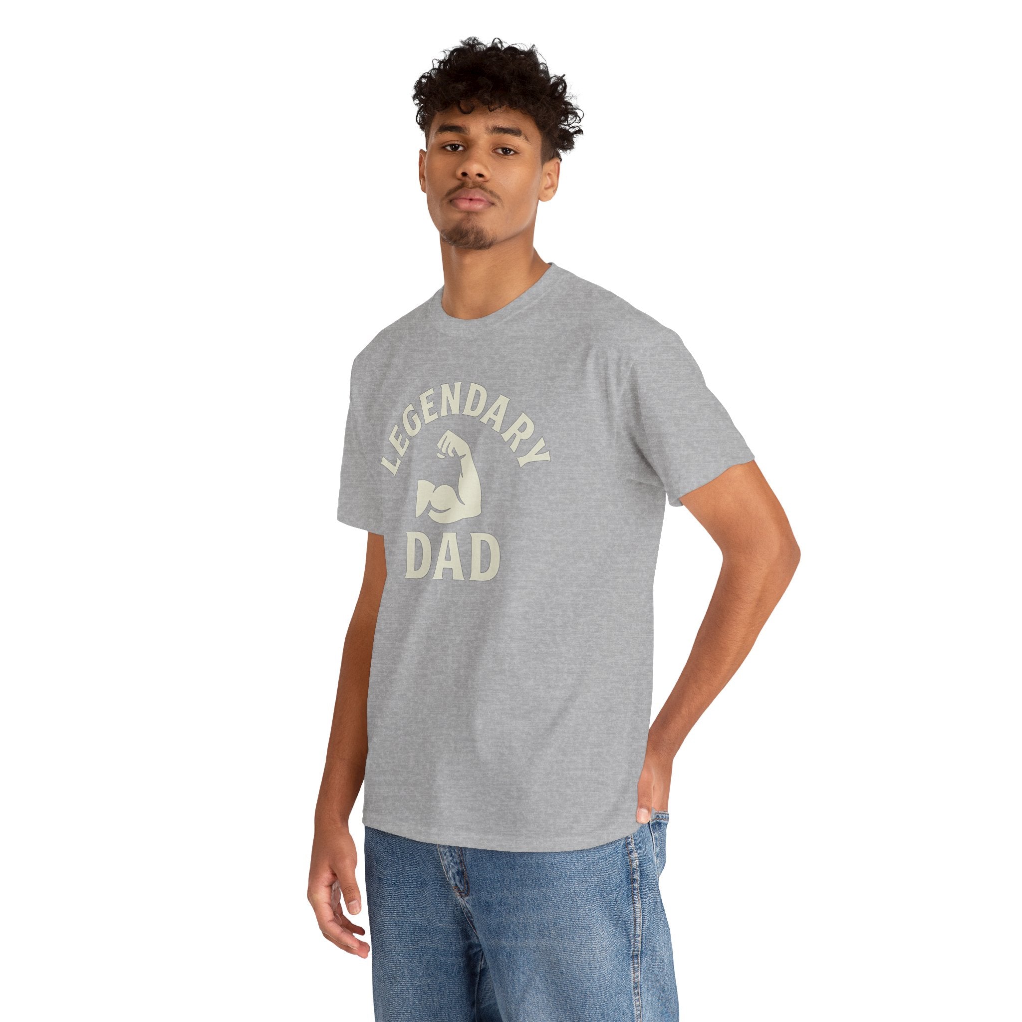 Legendary Dad T-Shirt — Muscle Arm Father's Day Gift Tee