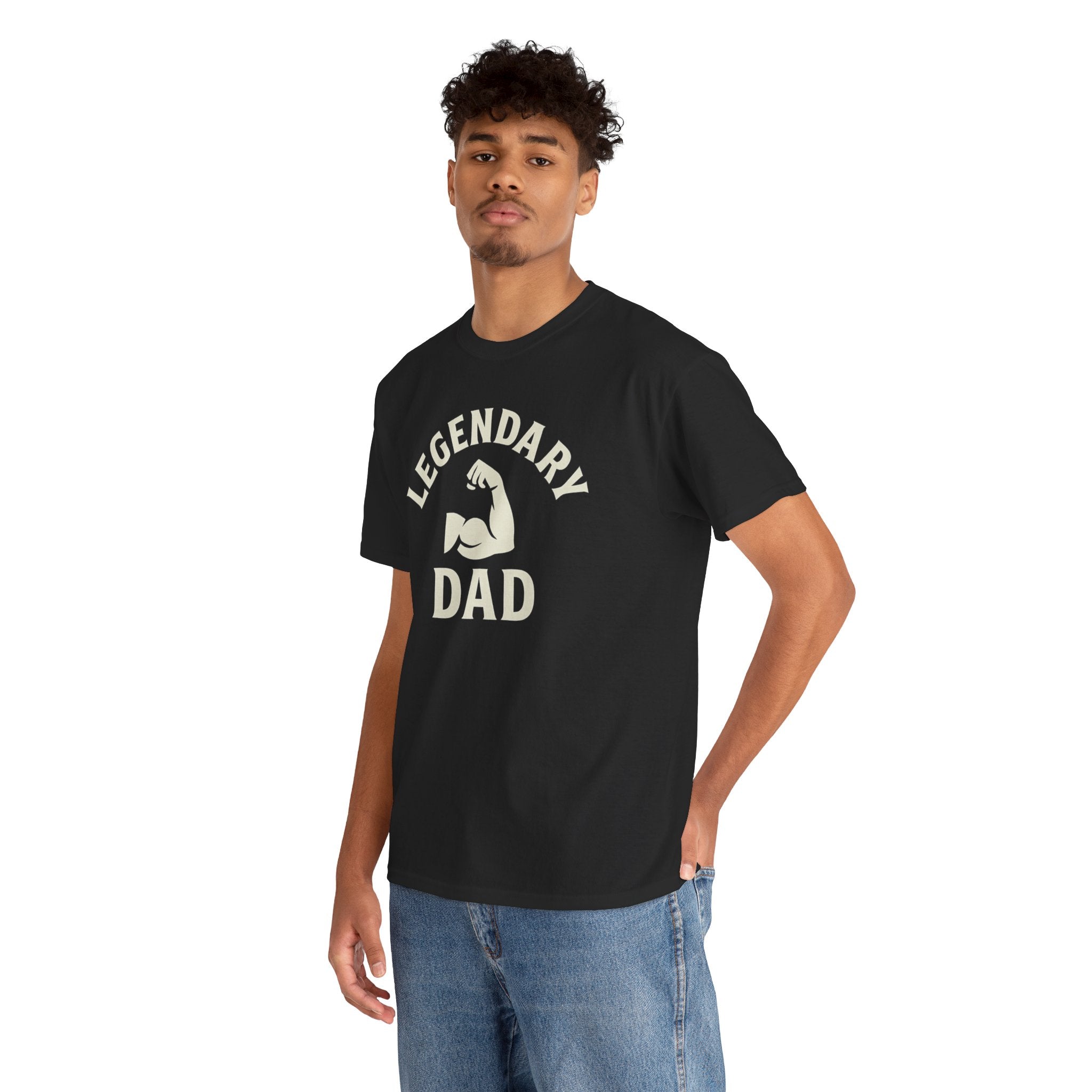 Legendary Dad T-Shirt — Muscle Arm Father's Day Gift Tee