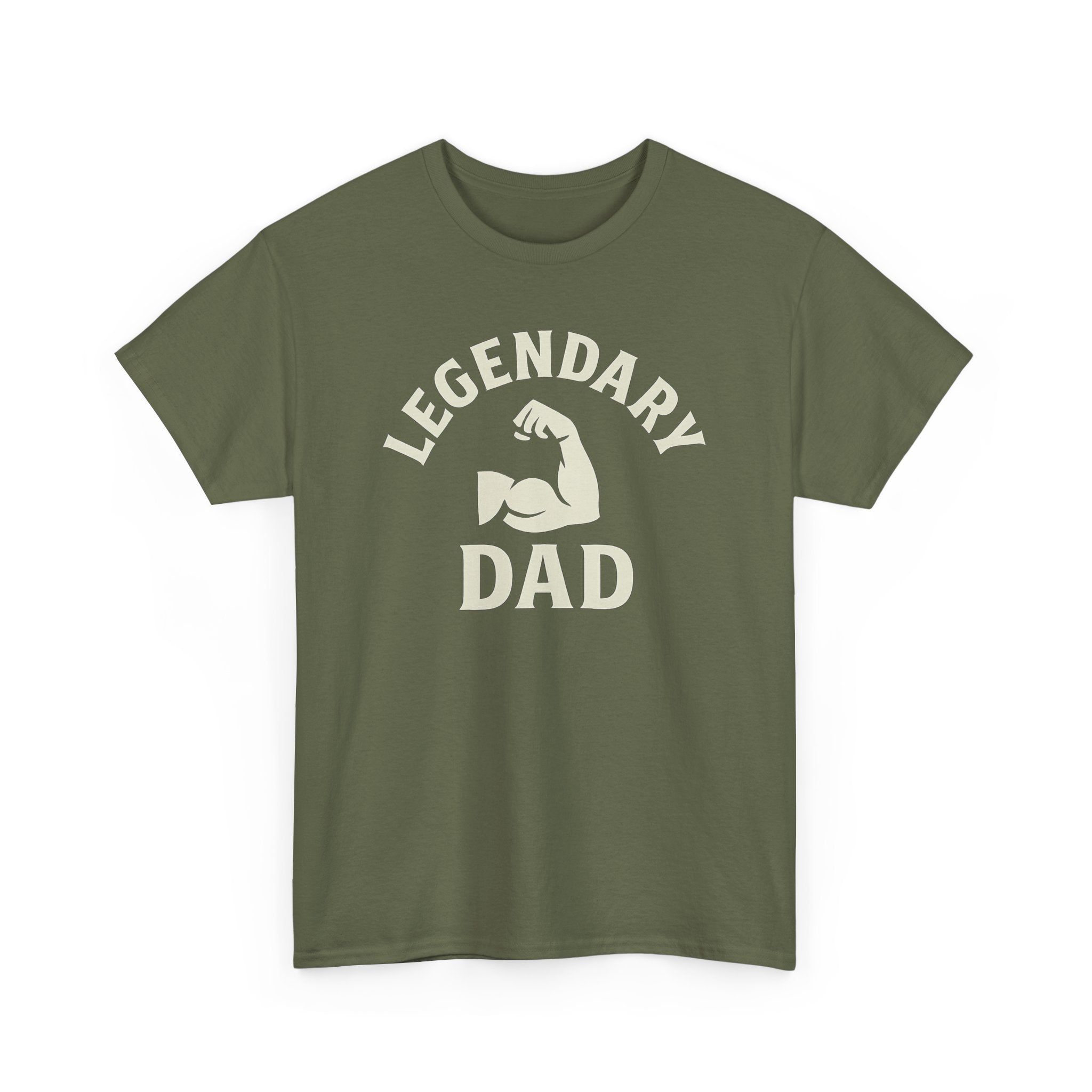 Legendary Dad T-Shirt — Muscle Arm Father's Day Gift Tee