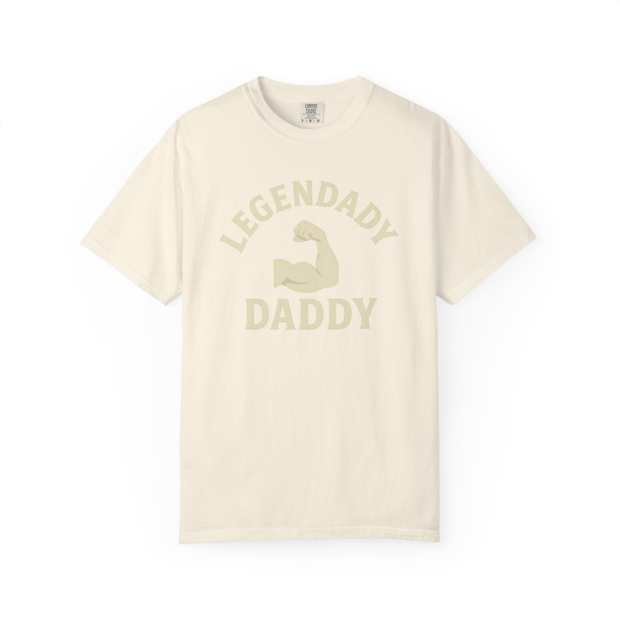 Legendady Daddy T-Shirt — Funny Father’s Day Gift with Flexing Arm Graphic