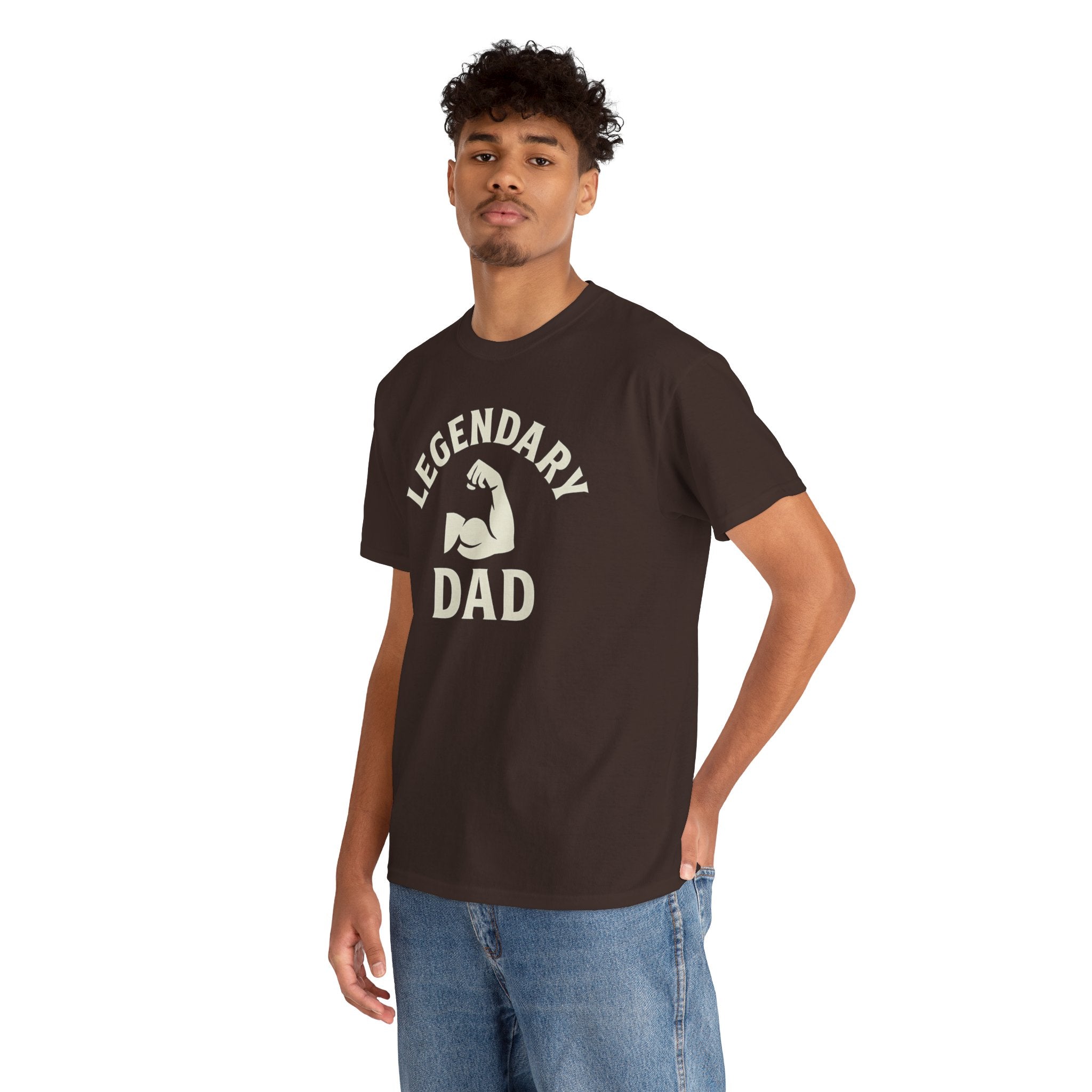 Legendary Dad T-Shirt — Muscle Arm Father's Day Gift Tee