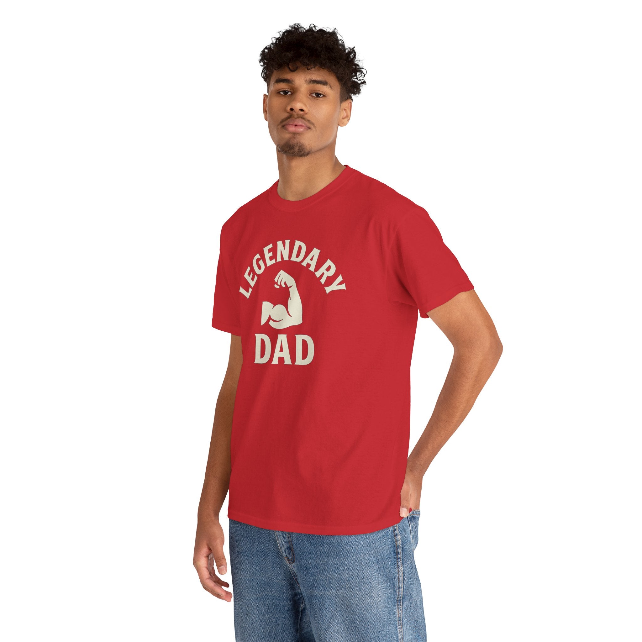 Legendary Dad T-Shirt — Muscle Arm Father's Day Gift Tee