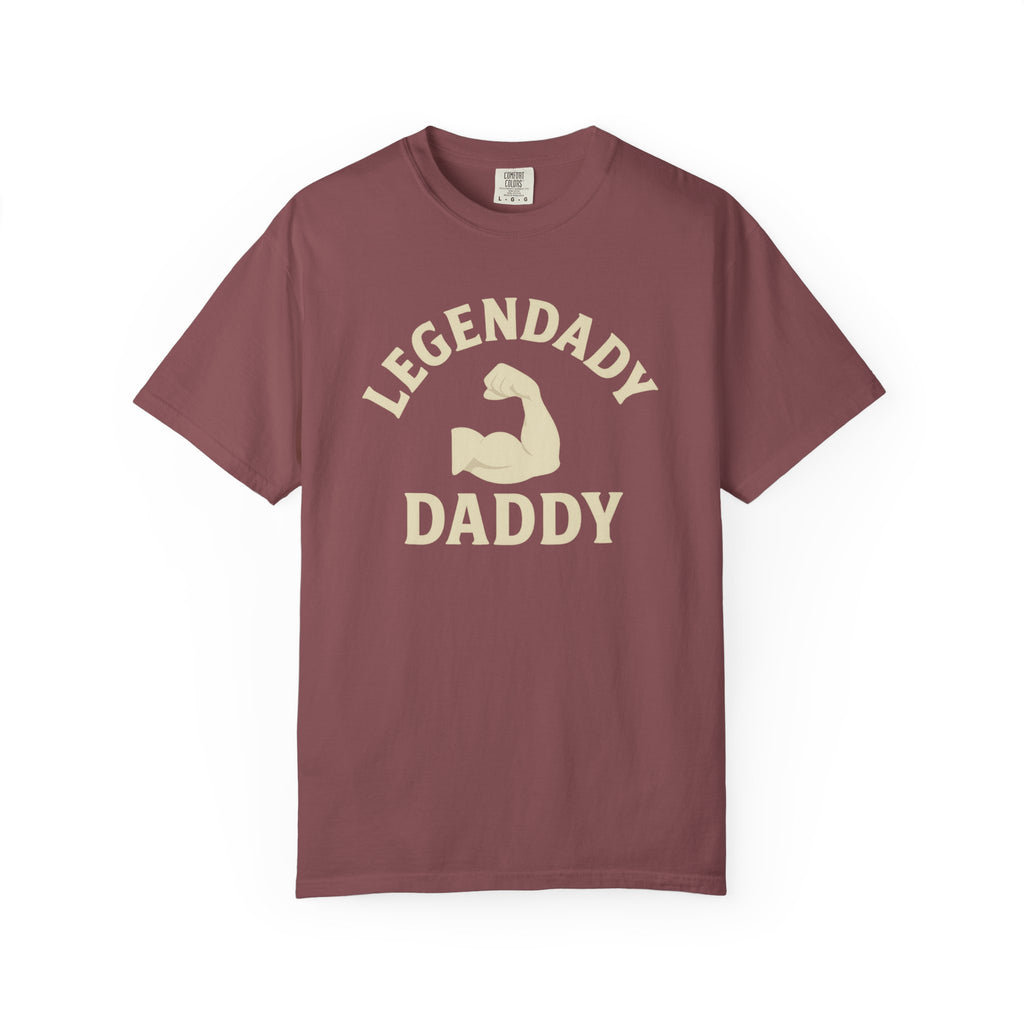 Legendady Daddy T-Shirt — Funny Father’s Day Gift with Flexing Arm Graphic