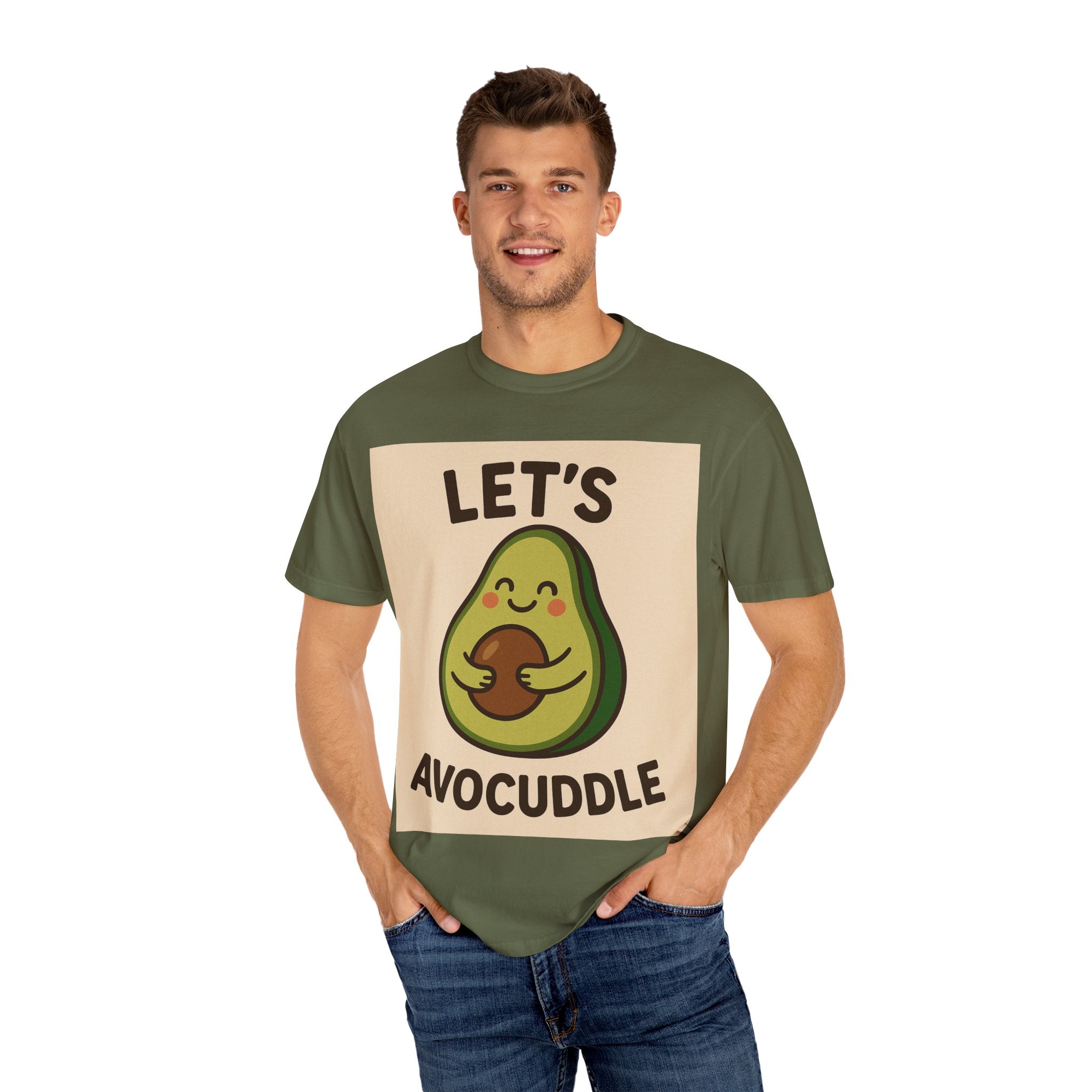 Cute Avocado T-shirt, Unisex T-shirt, Gift for Avocado Lovers, Funny Shirt, Casual Wear, Trending Fashion