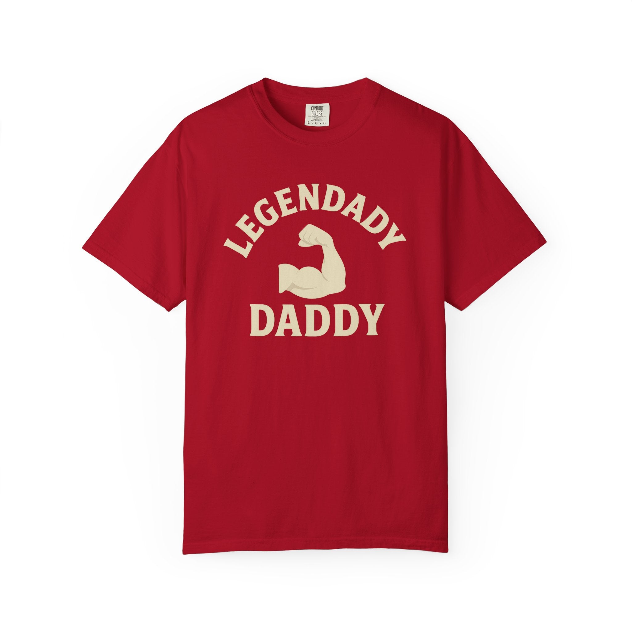Legendady Daddy T-Shirt — Funny Father’s Day Gift with Flexing Arm Graphic