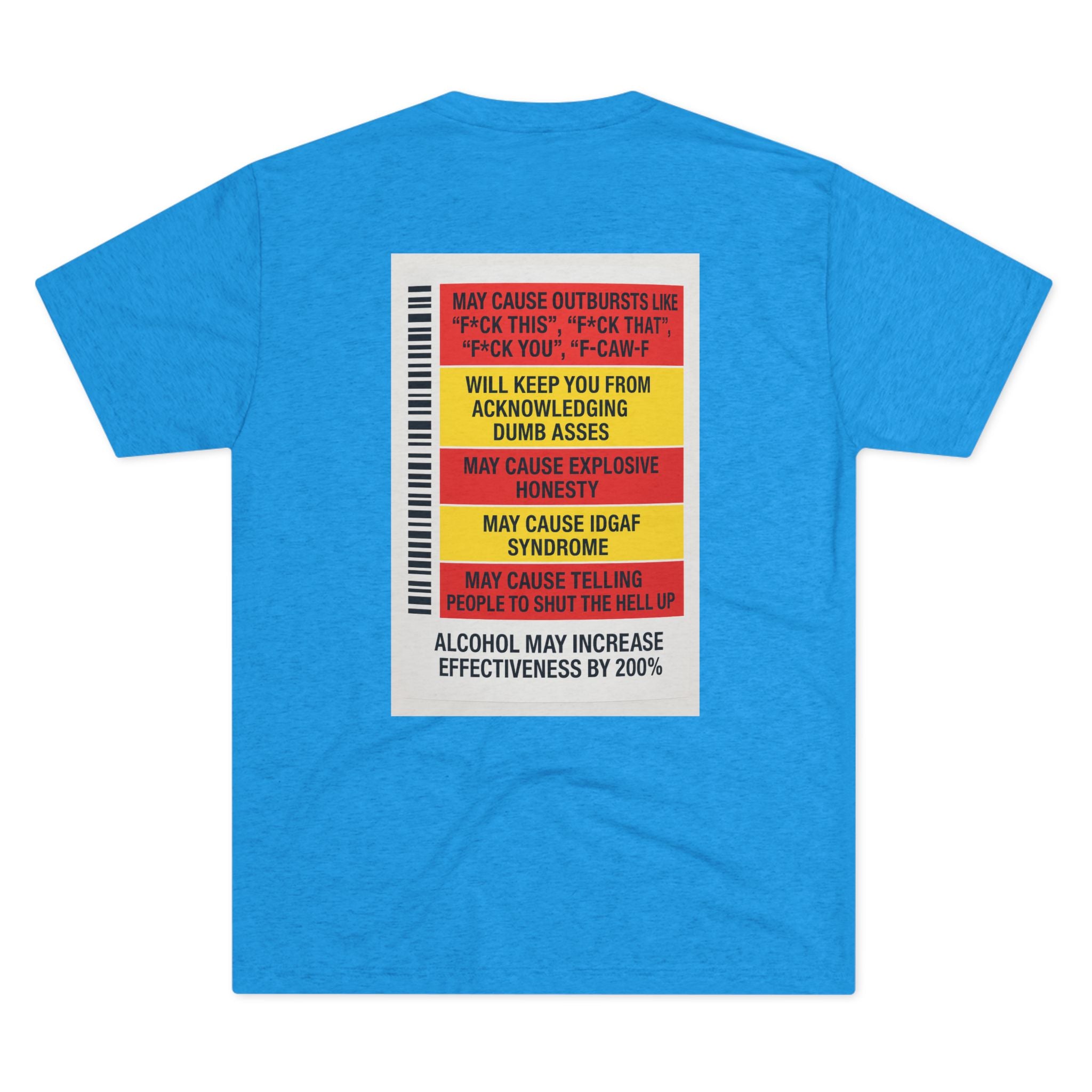 FUKITOL Unisex Tri-Blend Crew Tee - Humorous Statement Tee for Casual Wear