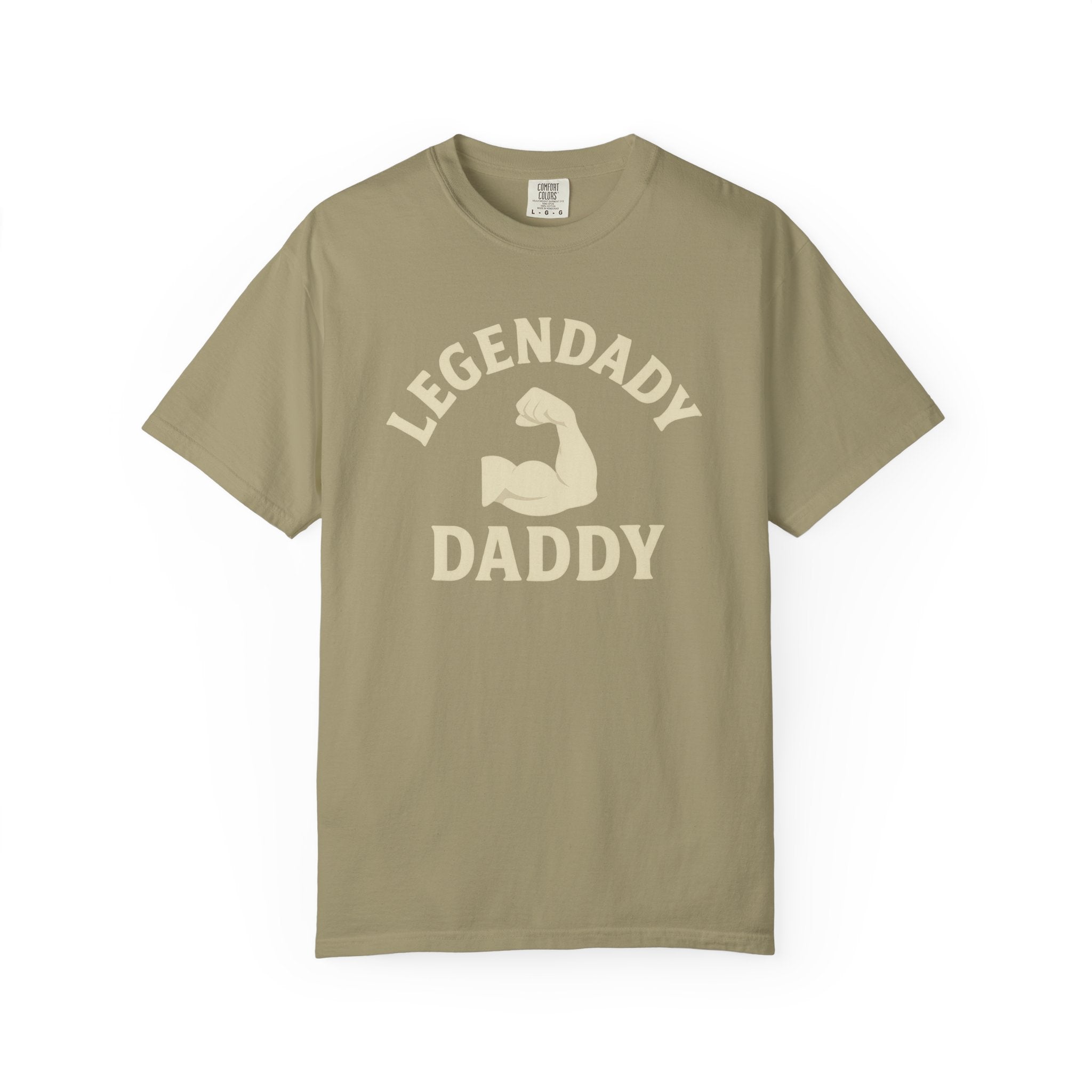 Legendady Daddy T-Shirt — Funny Father’s Day Gift with Flexing Arm Graphic