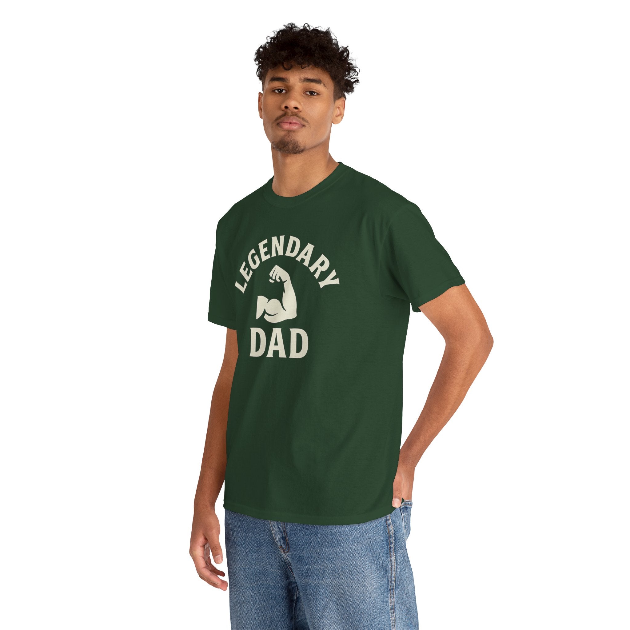 Legendary Dad T-Shirt — Muscle Arm Father's Day Gift Tee
