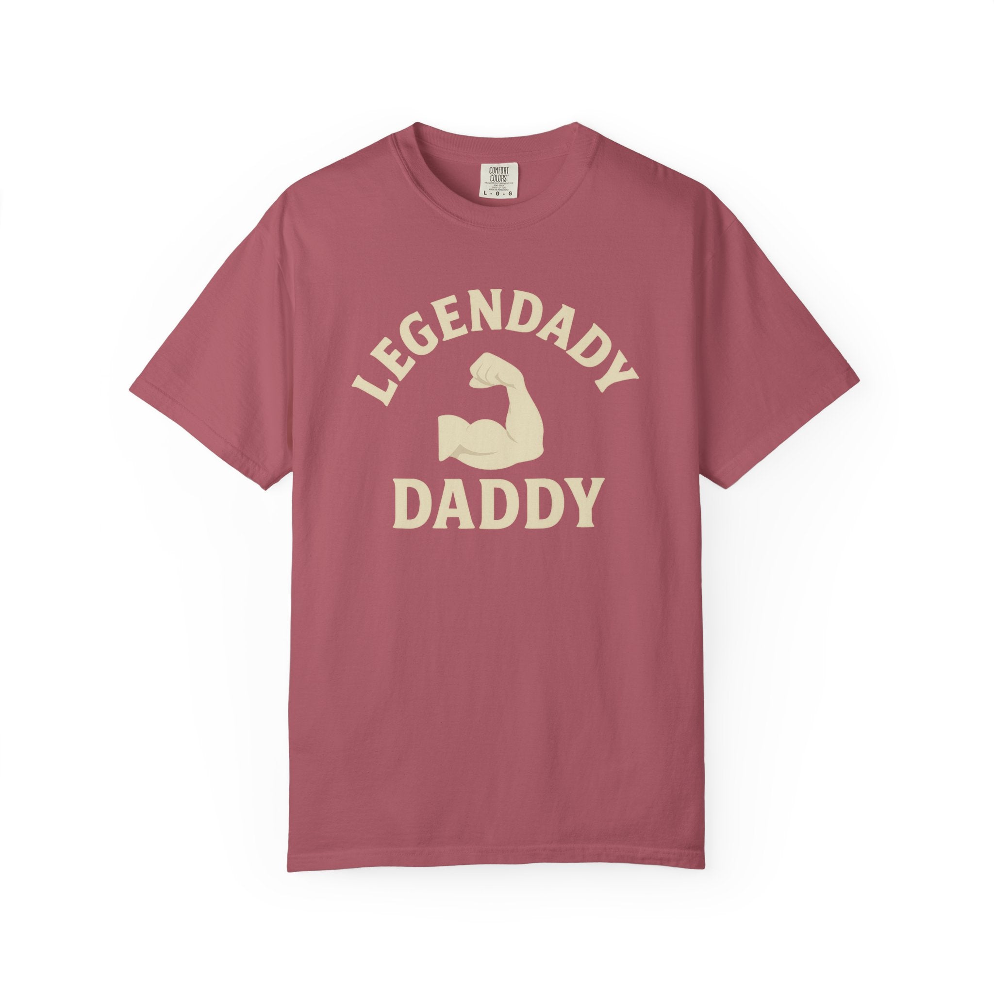 Legendady Daddy T-Shirt — Funny Father’s Day Gift with Flexing Arm Graphic