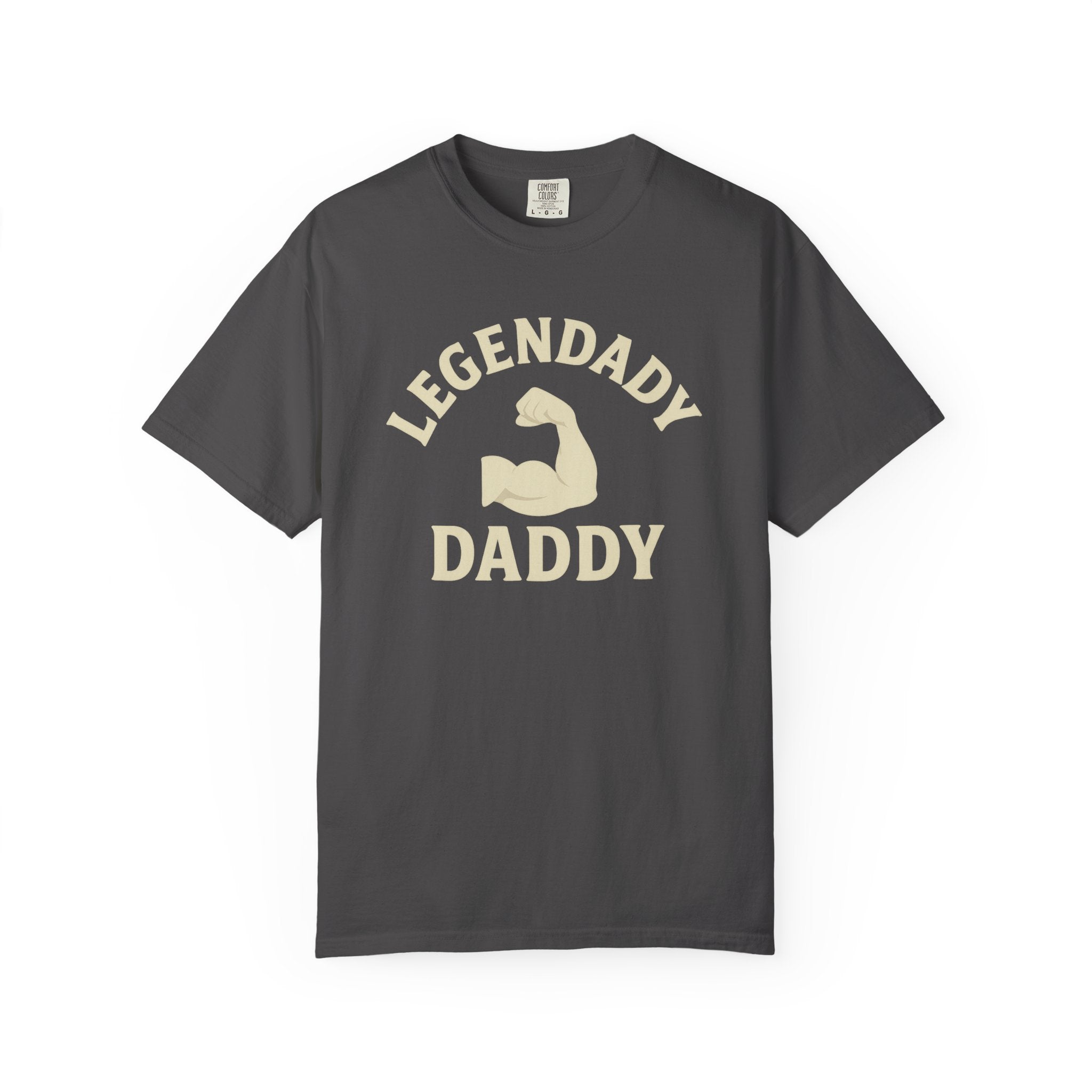 Legendady Daddy T-Shirt — Funny Father’s Day Gift with Flexing Arm Graphic
