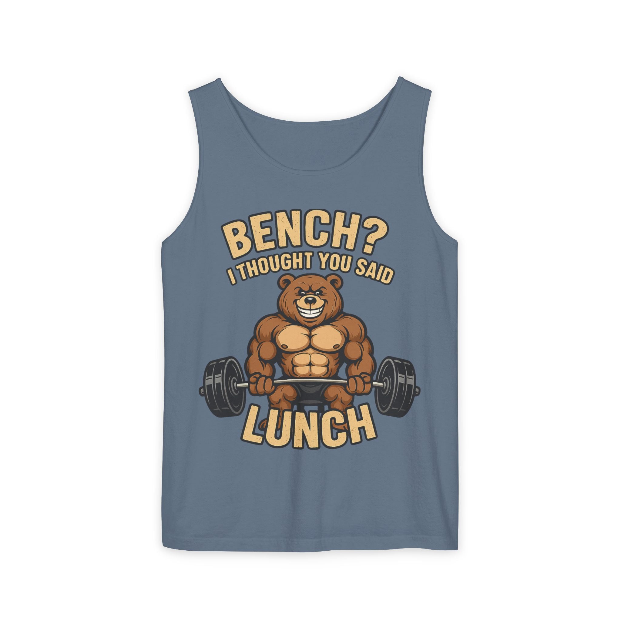 Funny Workout Tank Top, Gym Apparel, Fitness Gift, Bear Workout Shirt, Motivational Training Tee, Casual Summer Wear