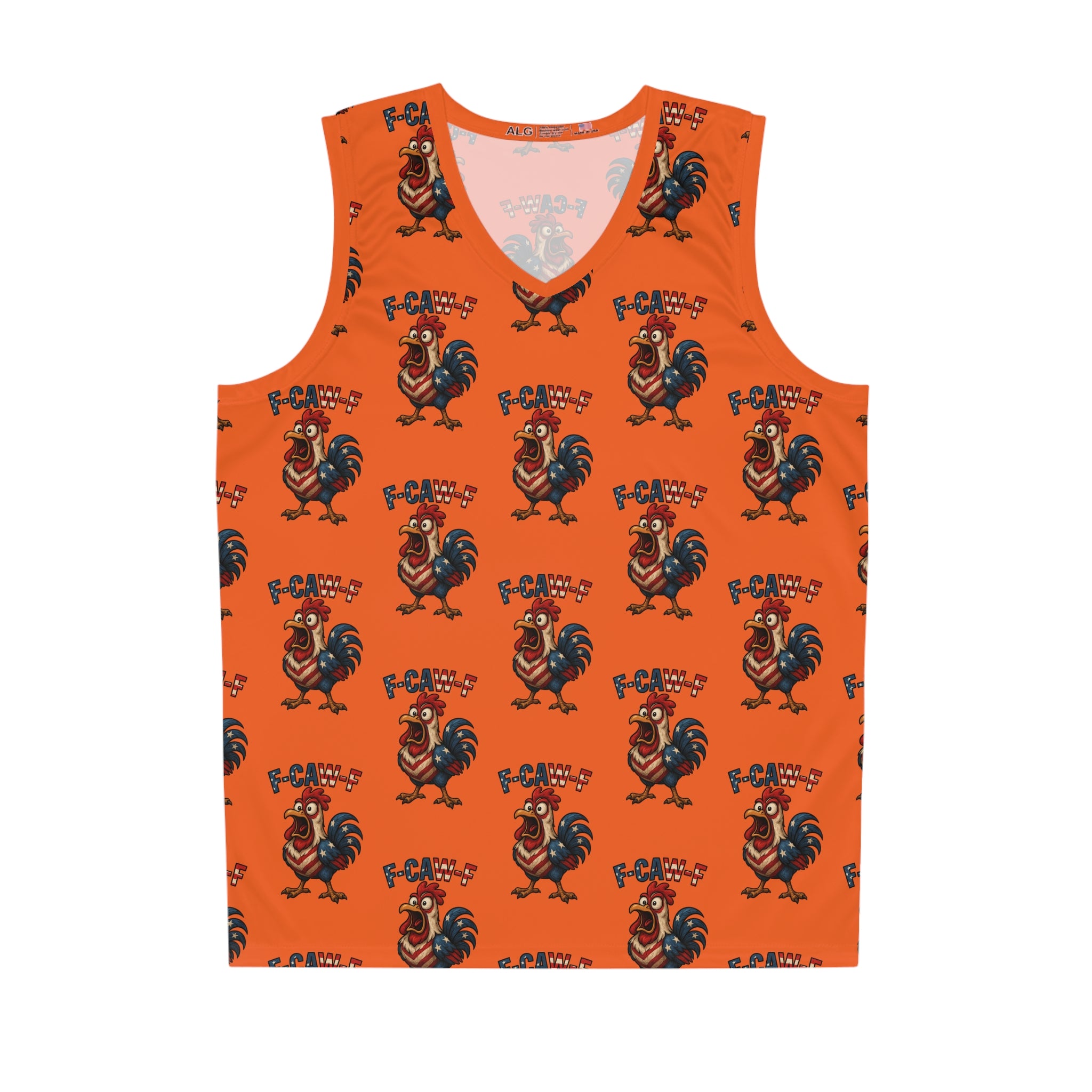 Funky Chicken Basketball Jersey - All-Over Print Athletic Wear