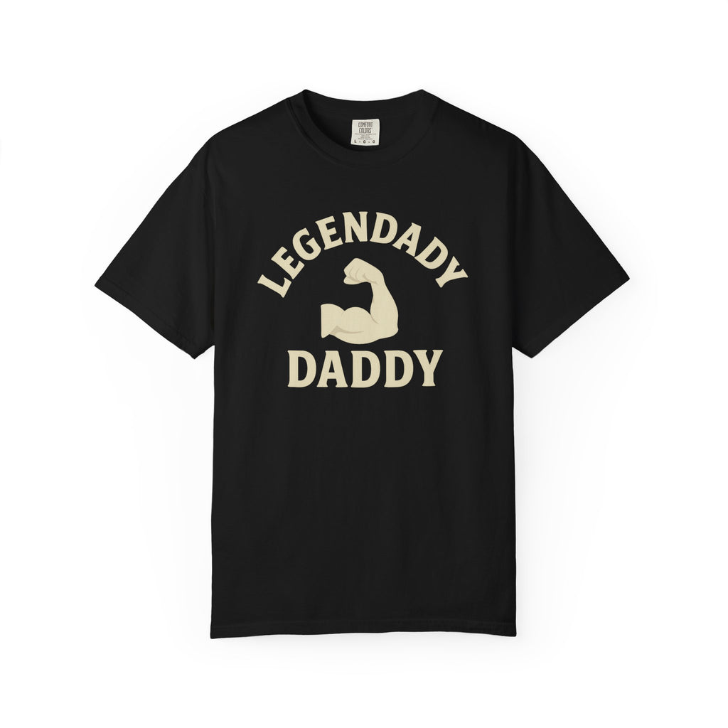 Legendady Daddy T-Shirt — Funny Father’s Day Gift with Flexing Arm Graphic