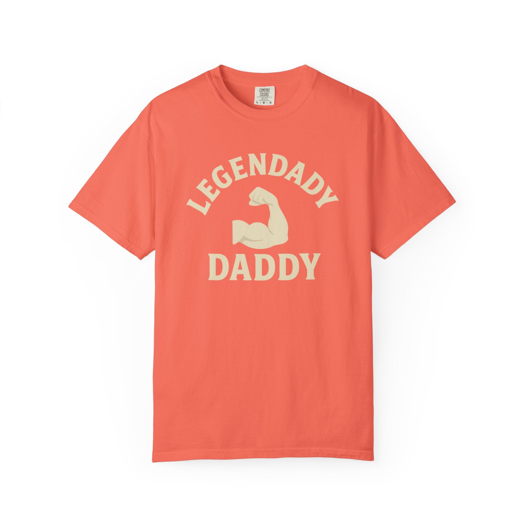 Legendady Daddy T-Shirt — Funny Father’s Day Gift with Flexing Arm Graphic