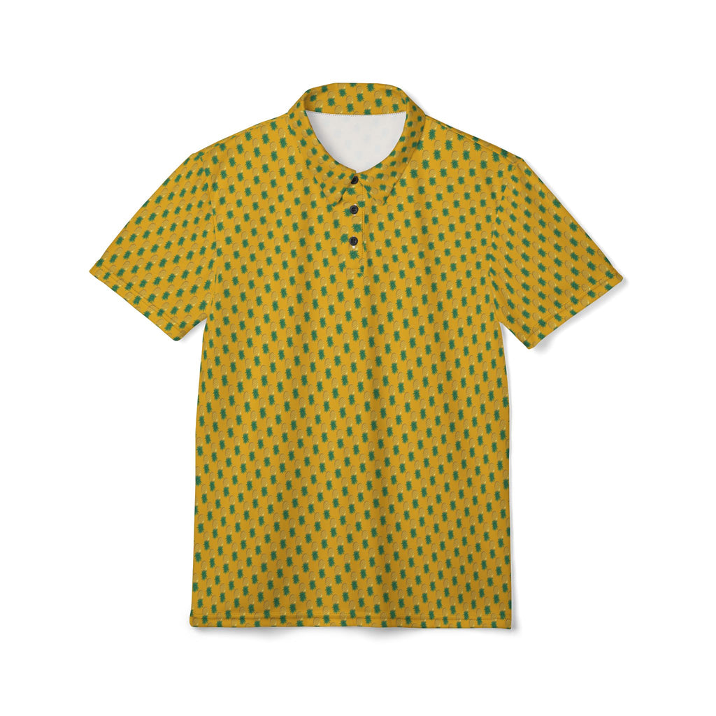 Upside down Pineapple Unisex Polo Shirt, Casual Summer Top, Unique Gift for Him/Her, Beachwear, Everyday Fashion