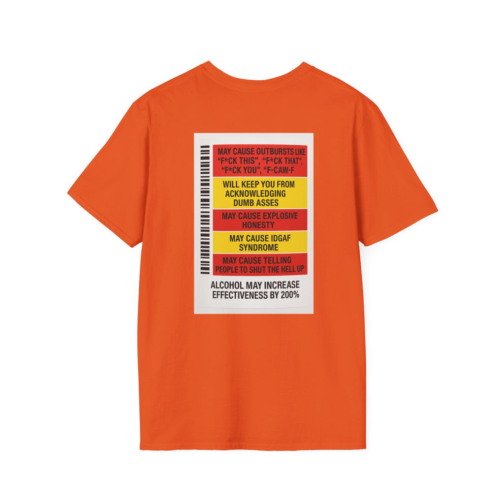 Fukitol Warning T-Shirt - Funny Unisex Tee for Laughs & Gifts