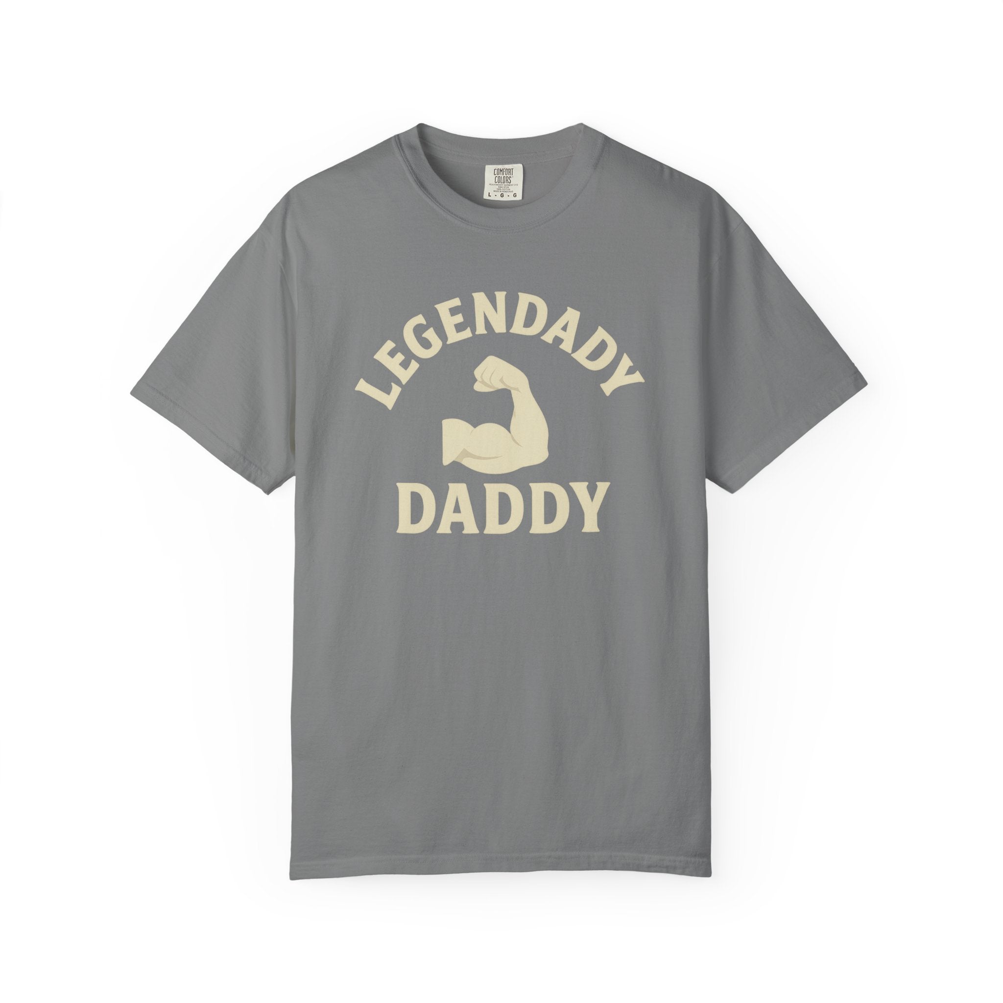 Legendady Daddy T-Shirt — Funny Father’s Day Gift with Flexing Arm Graphic