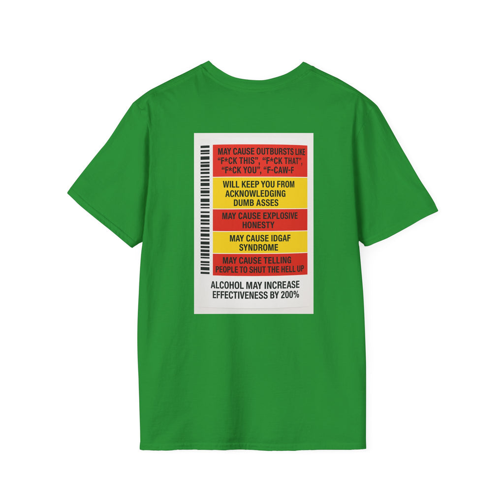 Fukitol Warning T-Shirt - Funny Unisex Tee for Laughs & Gifts