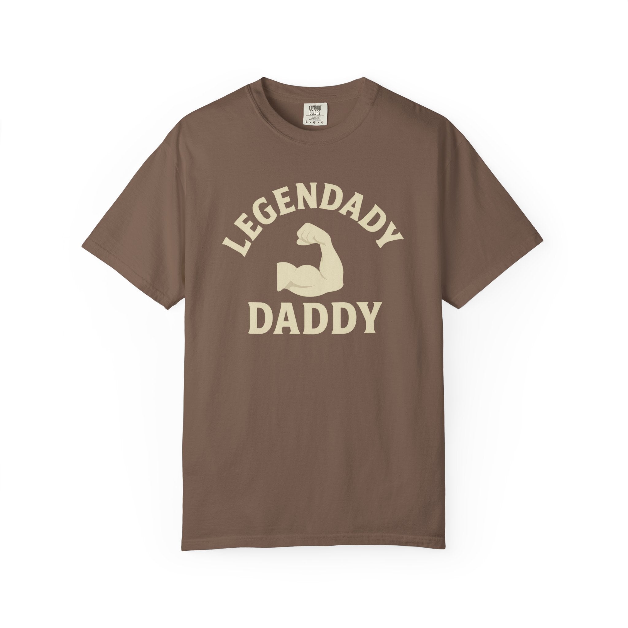Legendady Daddy T-Shirt — Funny Father’s Day Gift with Flexing Arm Graphic