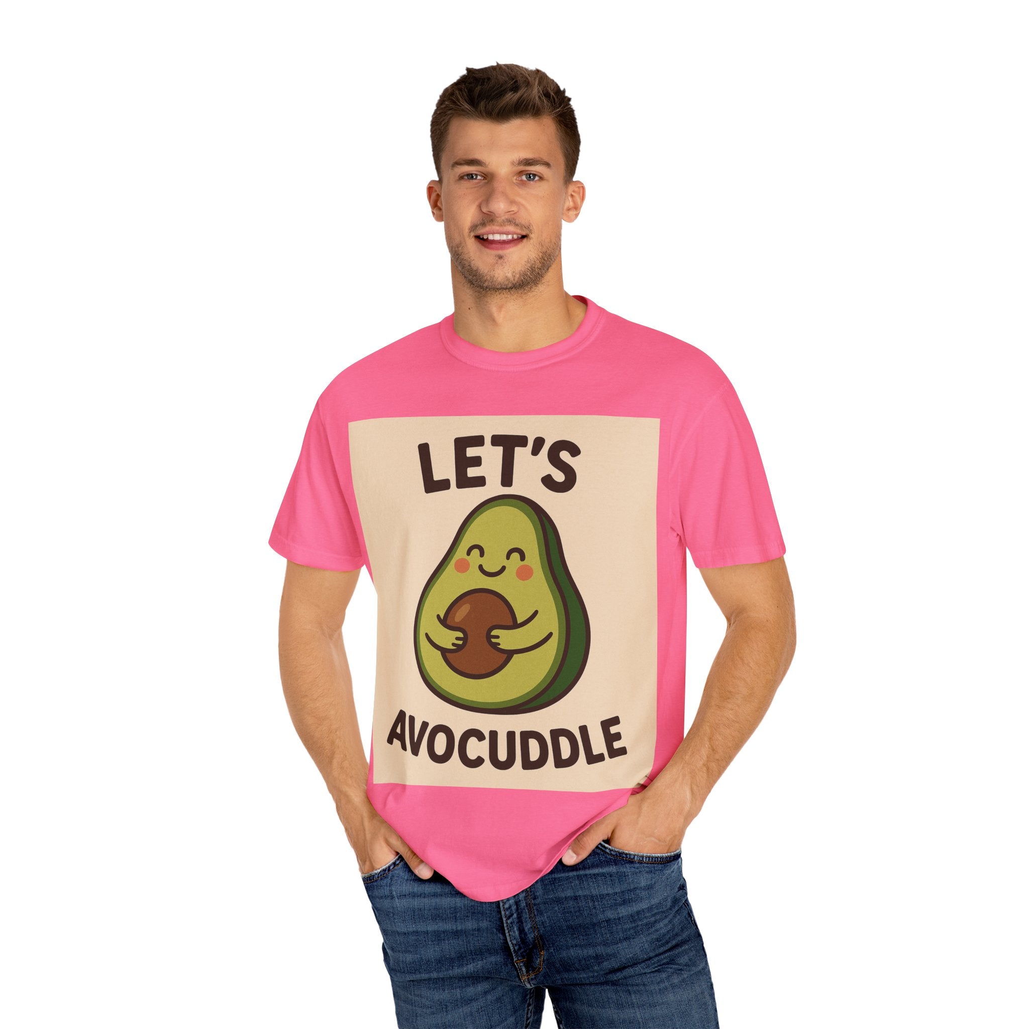 Cute Avocado T-shirt, Unisex T-shirt, Gift for Avocado Lovers, Funny Shirt, Casual Wear, Trending Fashion