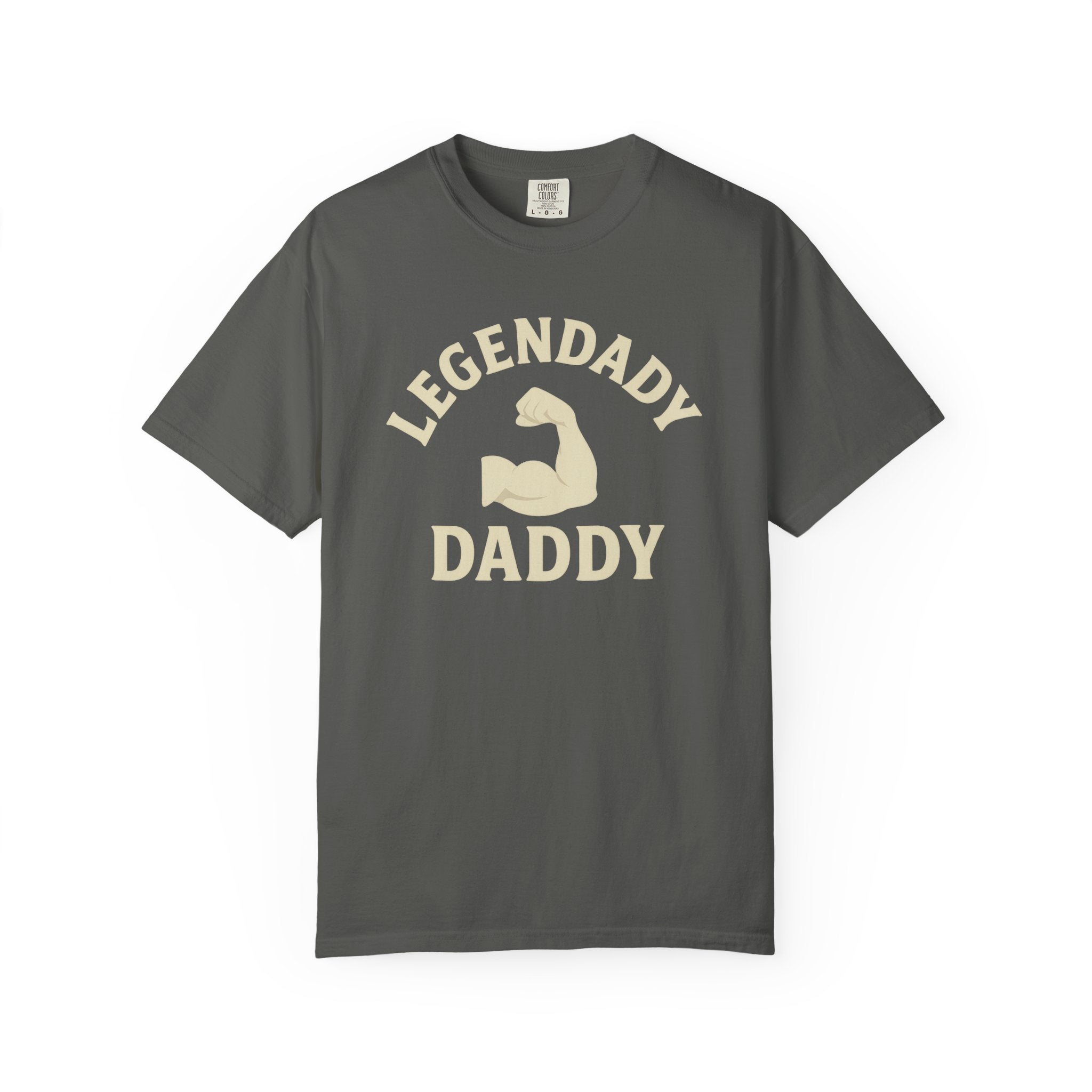 Legendady Daddy T-Shirt — Funny Father’s Day Gift with Flexing Arm Graphic
