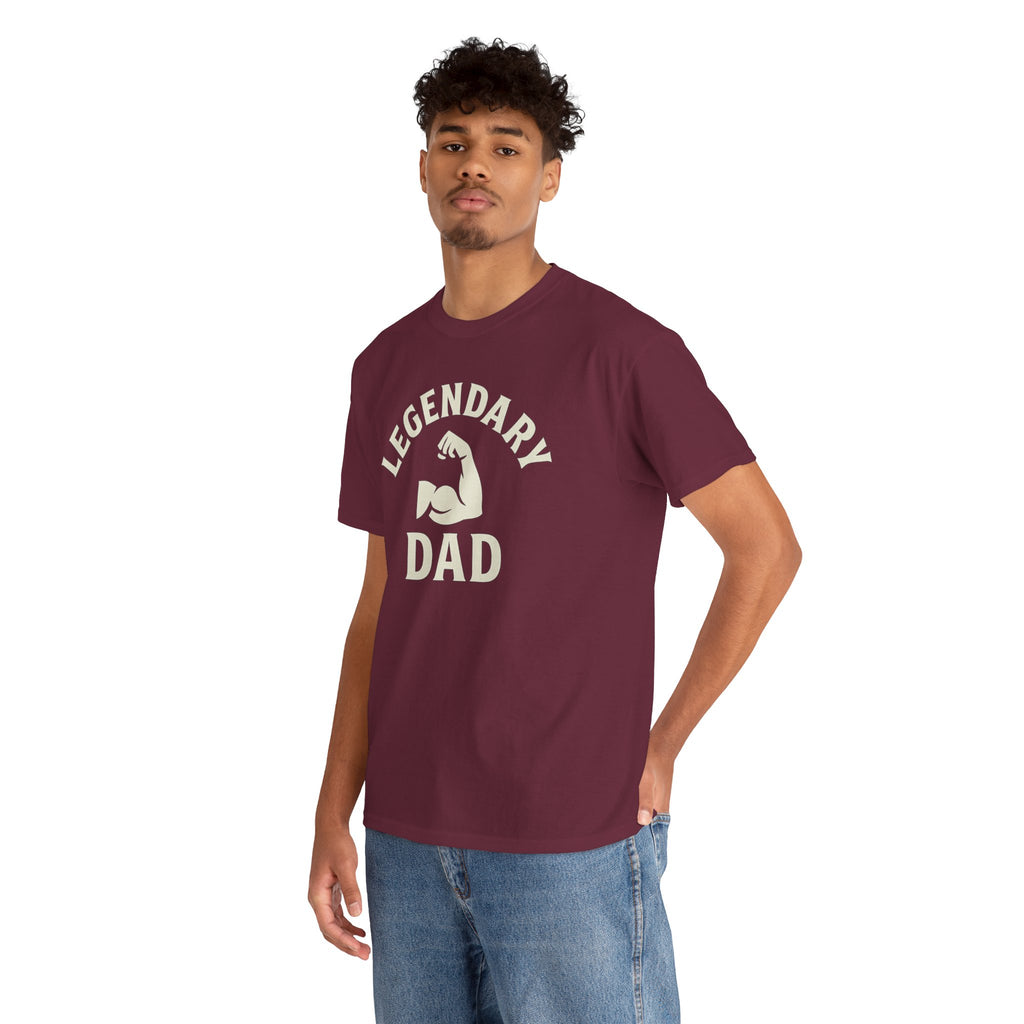 Legendary Dad T-Shirt — Muscle Arm Father's Day Gift Tee