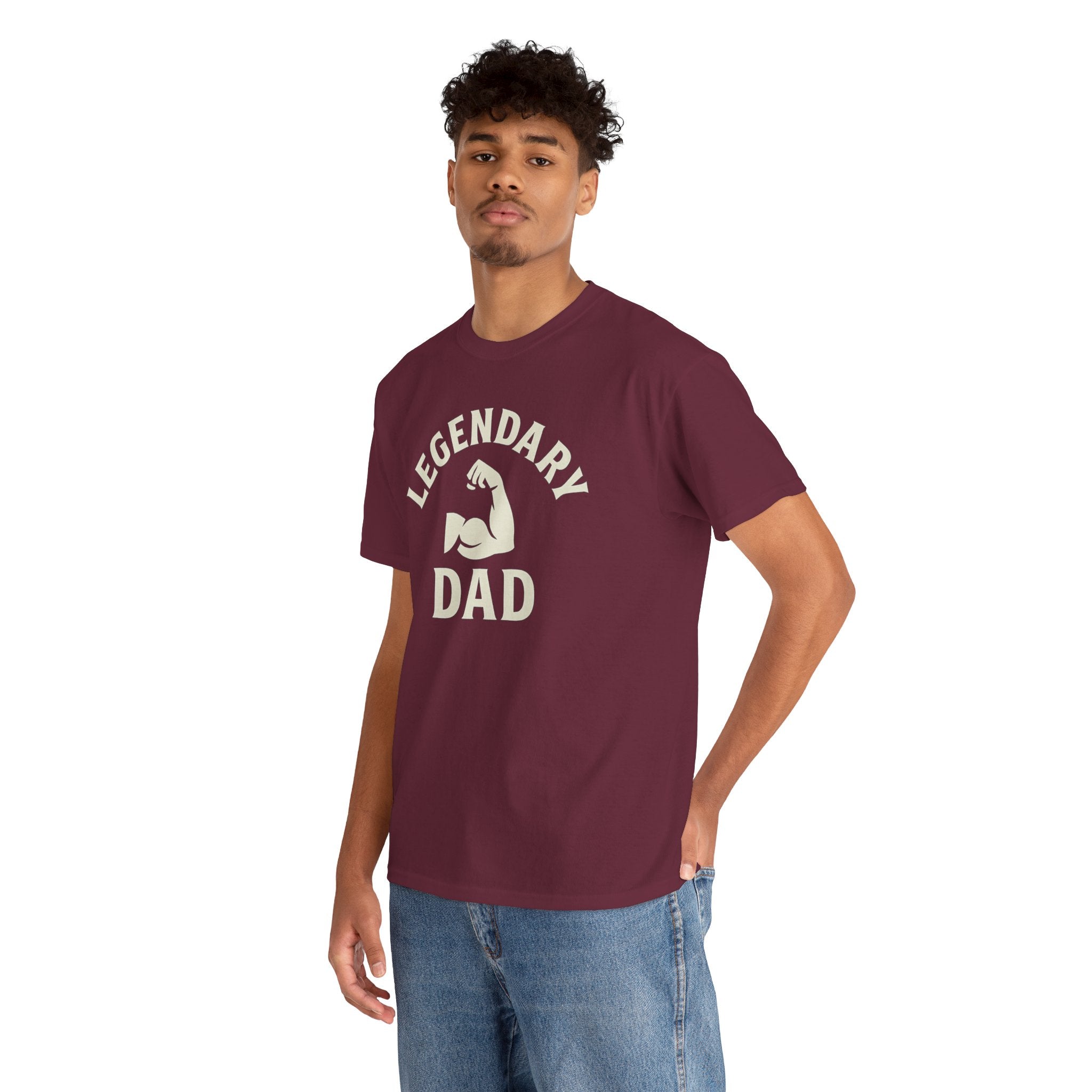 Legendary Dad T-Shirt — Muscle Arm Father's Day Gift Tee
