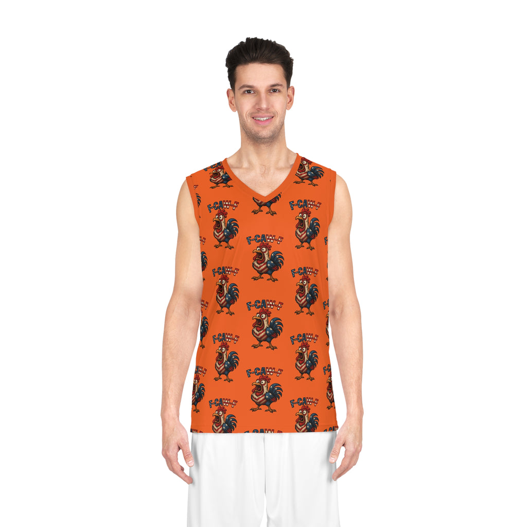 Funky Chicken Basketball Jersey - All-Over Print Athletic Wear