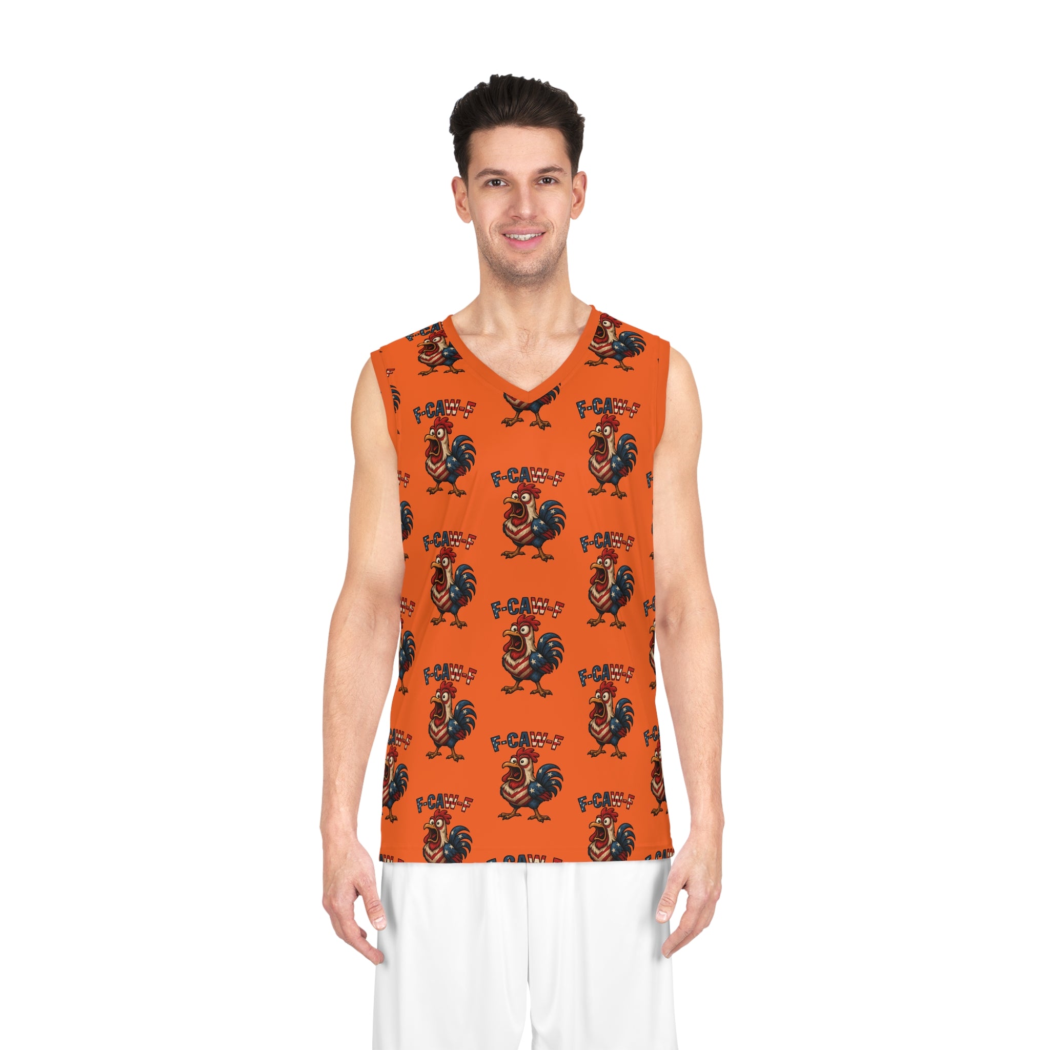 Funky Chicken Basketball Jersey - All-Over Print Athletic Wear