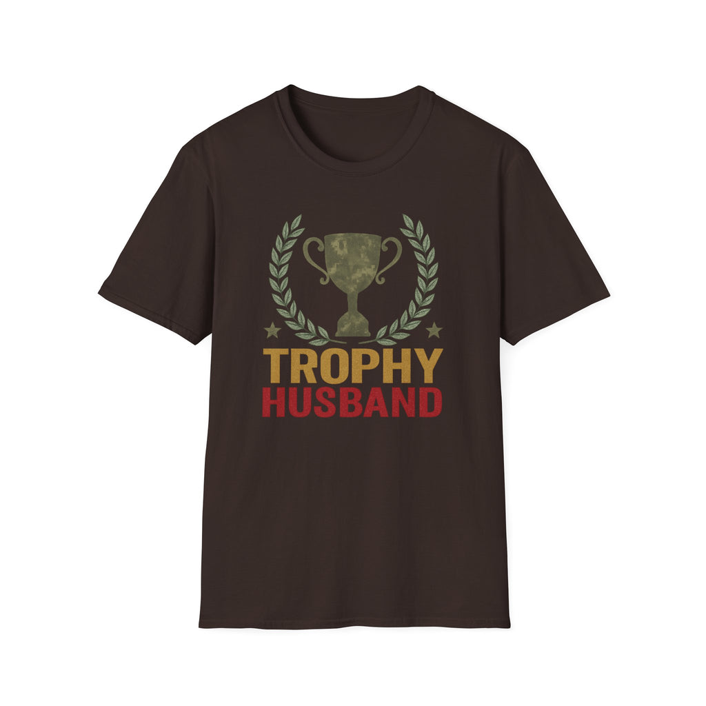 Trophy Husband T-Shirt — Funny Husband Gift Tee for Father’s Day & Anniversaries