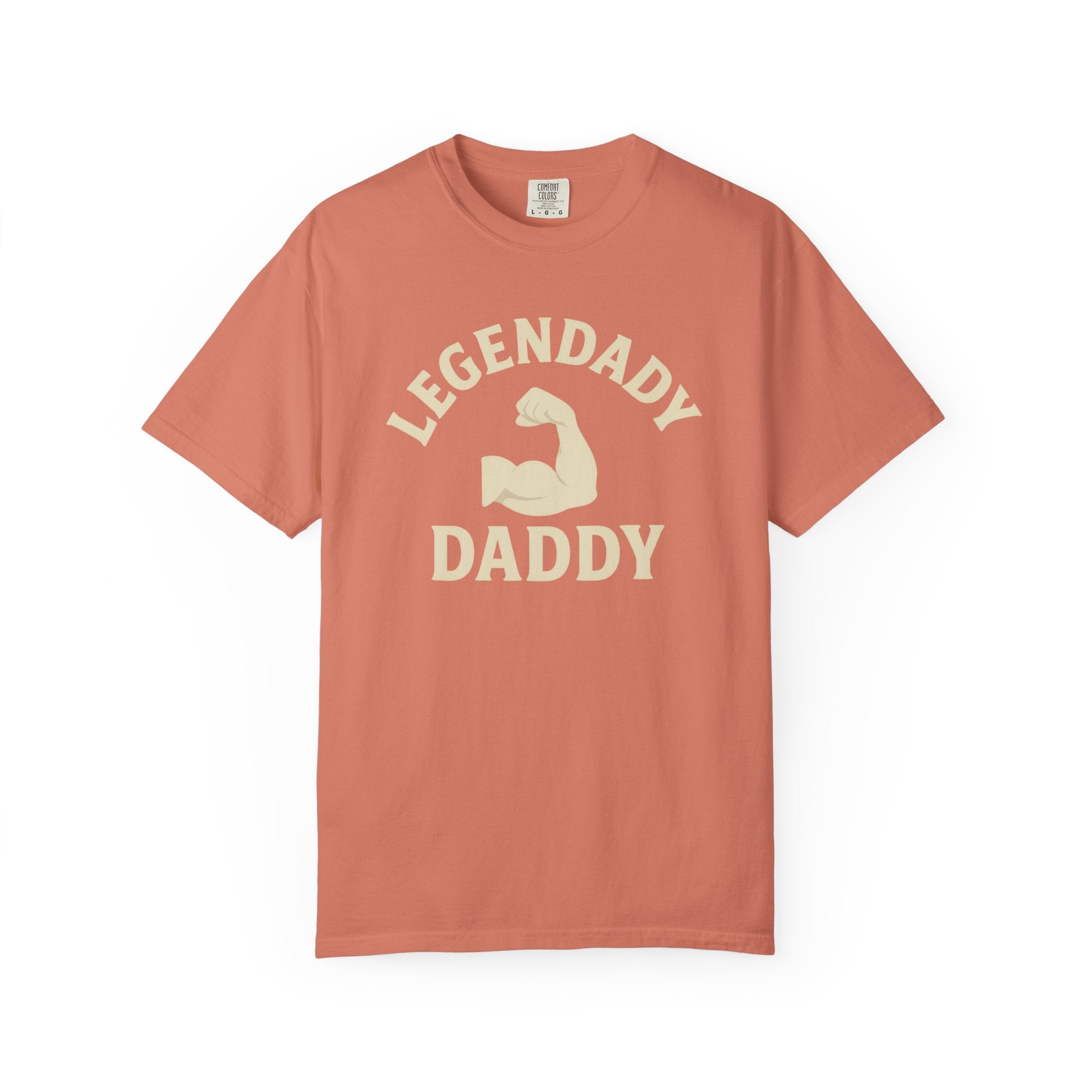 Legendady Daddy T-Shirt — Funny Father’s Day Gift with Flexing Arm Graphic
